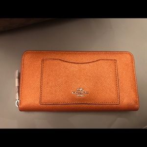 Coach MTLC XGRAIN ACC ZIP Wallet
